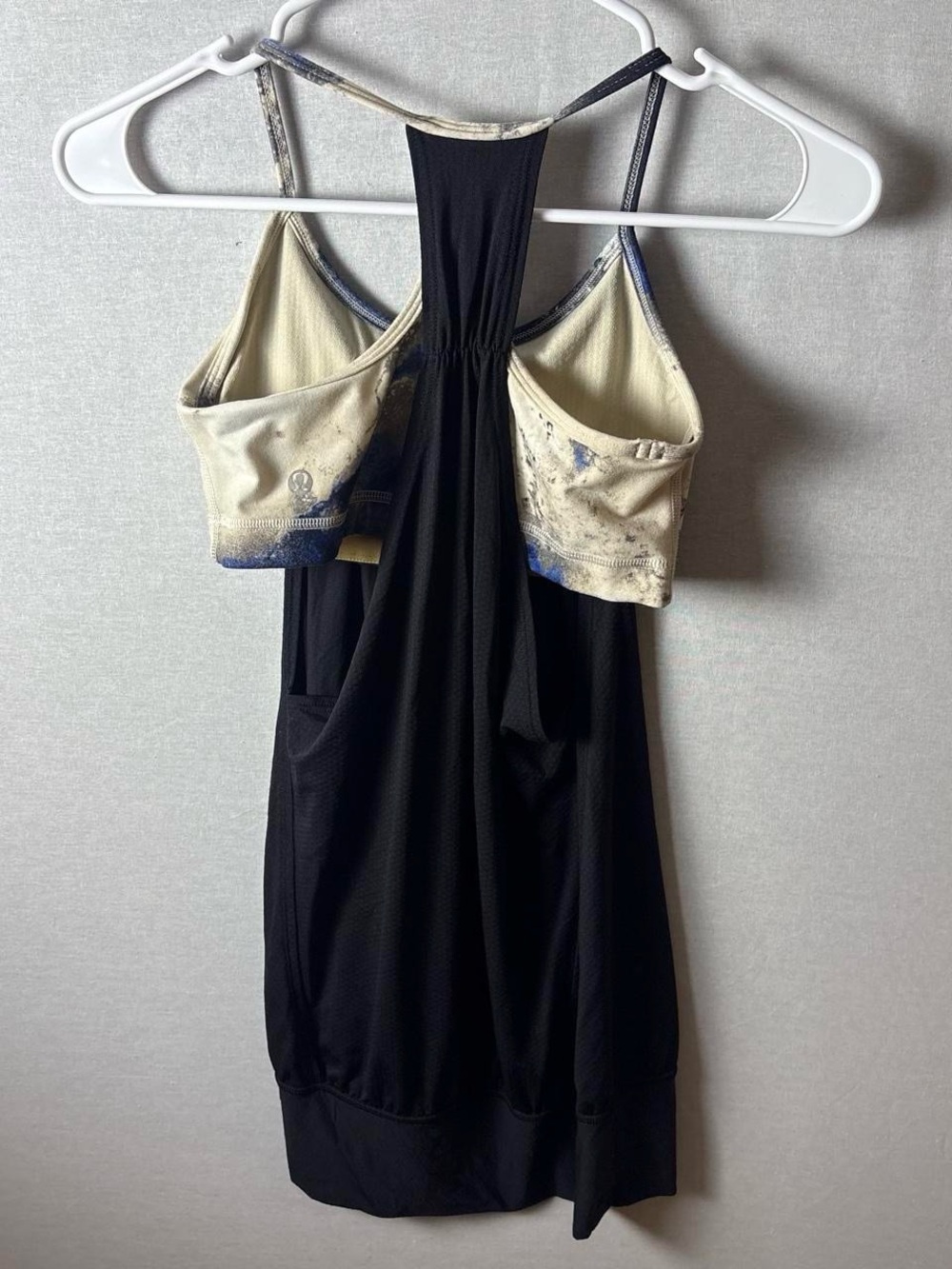 Lululemon No Limits Tank Top featuring a built-in sports bra Black size 4